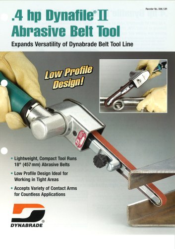 Dynabrade .4 hp Dynafile II Abrasive Belt Tool