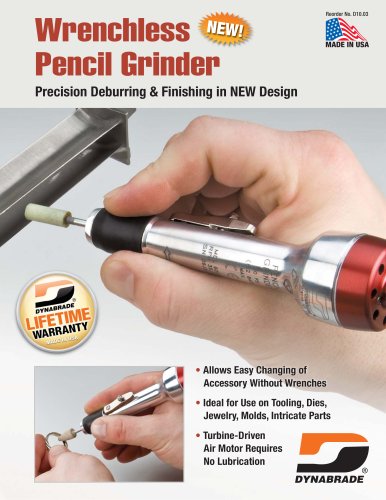 Wrenchless Pencil Grinder