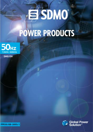 Power products 50 Hz (7,5 - 880 kVA)