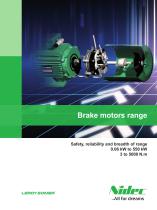 Brake motors range