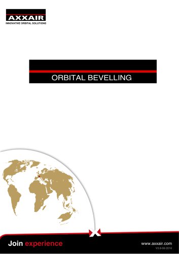 E-catalog Orbital Bevelling Axxair