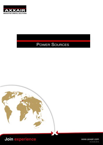 E-catalogue power source