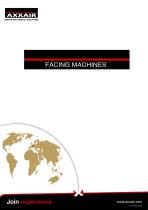 Squaring machines - Facing tools