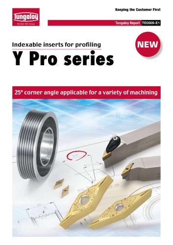 Y-Pro series/ Inserts for profiling