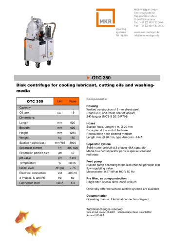 Centrifuge OTC 350