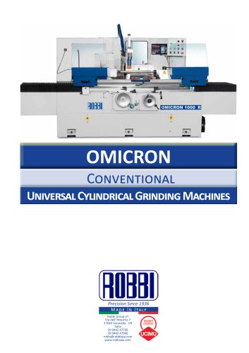 Conventional Grinding Machines