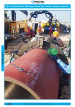 Split frame Orbital Pipe Cutting & Beveling Machines - TTNG and TT2NG Series