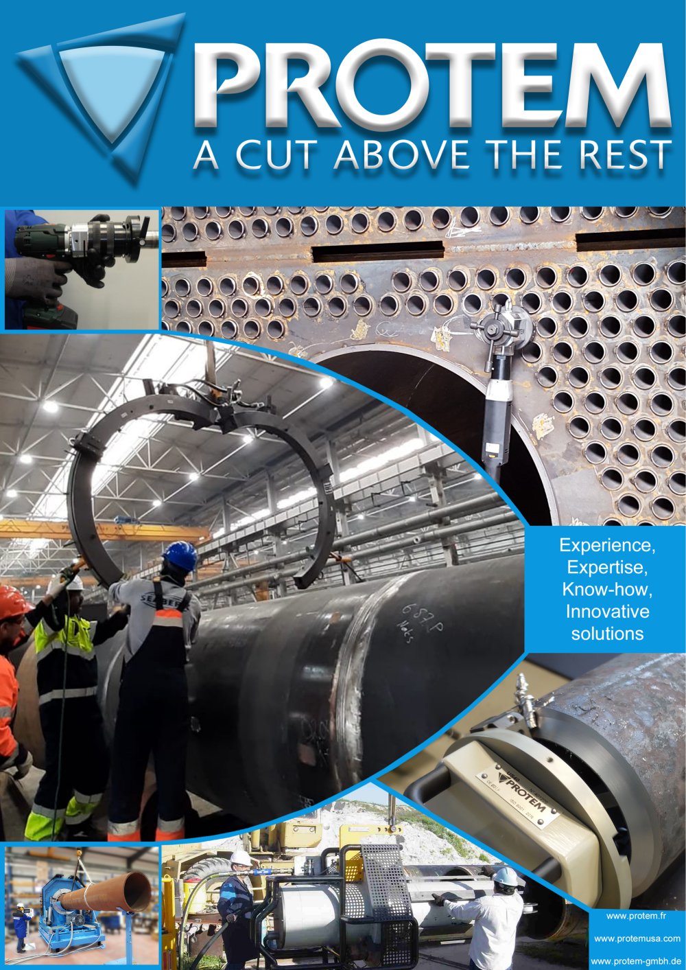 Tube and Pipe Beveling Machines - PROTEM