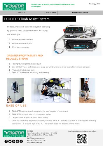 Climb Assist System - EXOLIFT