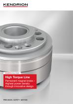 Brochure | High Torque Line | Permanent magnet brake