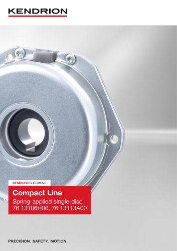 Brochure | Spring-Applied Brake - Compact Line