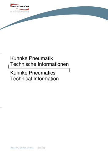 Technical Information Kuhnke Pneumatics