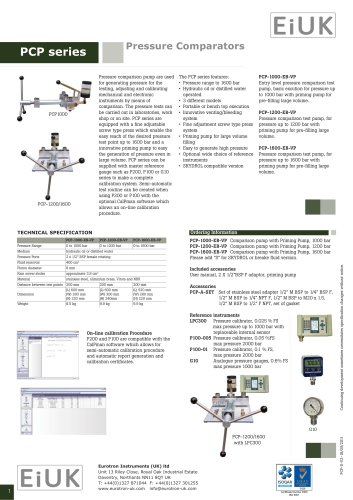 Pressure Comparators