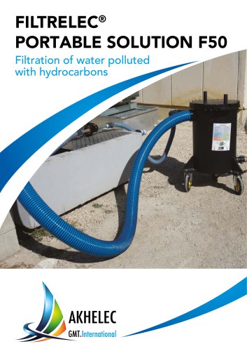 Filtration of water polluted with hydrocarbons F50