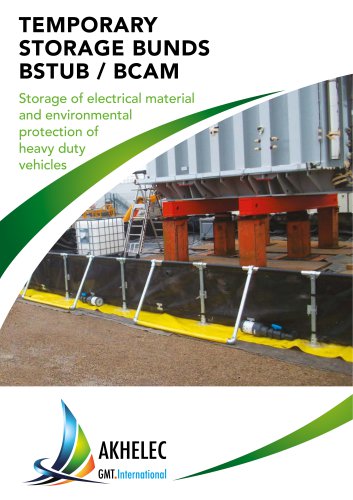 Storage bunds for electrical material and environmental protection of heavy duty vehicles BSTUB BCAM