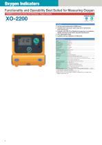 XO-2200 - diffusion type personal gas monitor for Oxygen