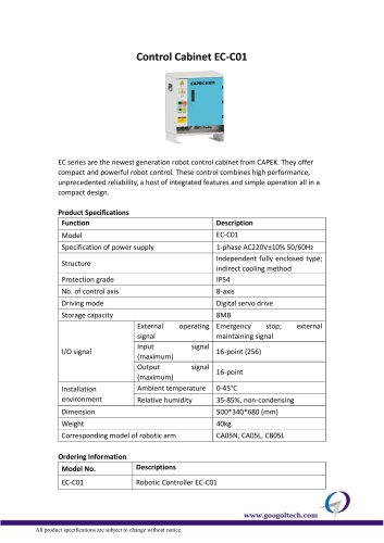 EC-C01_Robot Controller