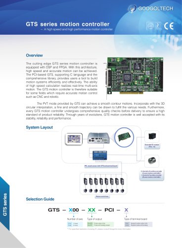 GTS Series PCI Motion Controller