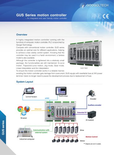 GUS Series Embedded Motion Controller