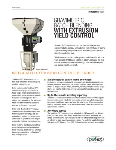 TrueBlend Extrusion Control Blender