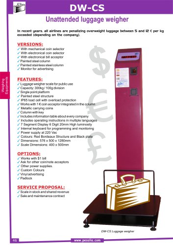 Luggage weigher