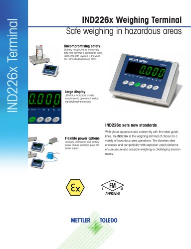 IND226x Weighing Terminal