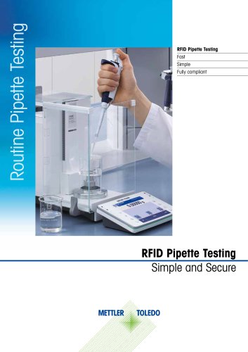 RFID Pipette Testing Simple and Secure