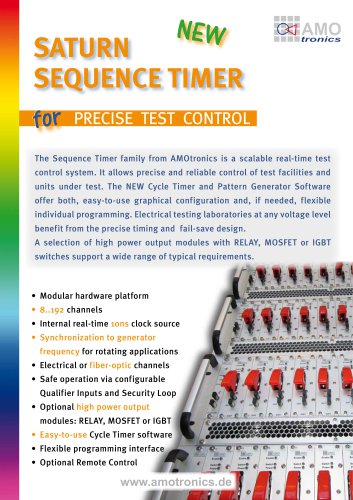 AMOtronics - SATURN Digital Test Sequencer / Timer