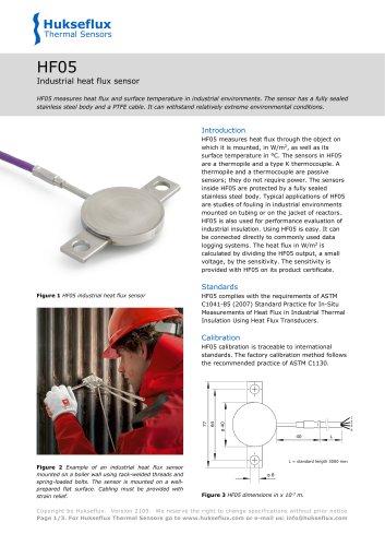 HF05 heat flux sensor