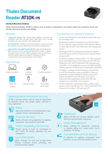 Thales Document Reader AT10K-m