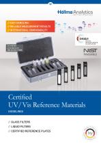 Certified UV/Vis-Reference Materials