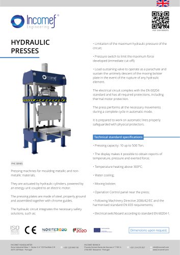 HYDRAULIC PRESSES