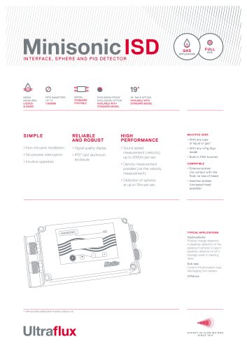Minisonic ISD - Interface and Sphere Detector