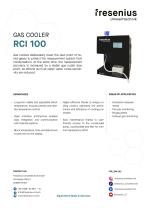 Sample Gas Cooler RCI 100 Data Sheet