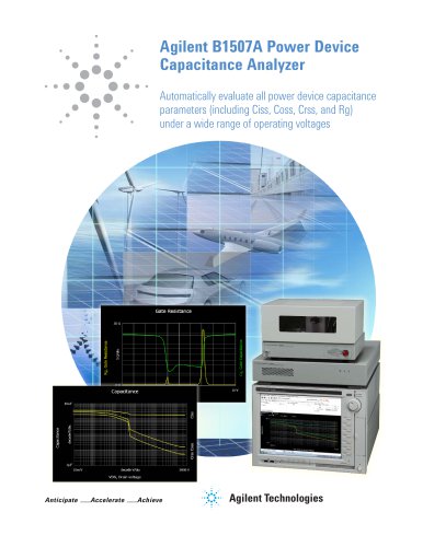 Agilent B1507A Power Device  Capacitance Analyzer