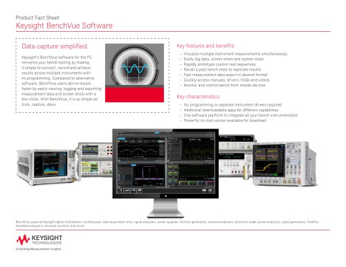 BenchVue Software