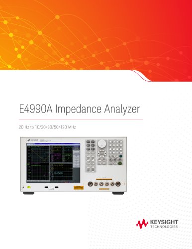 E4990A Impedance Analyzer