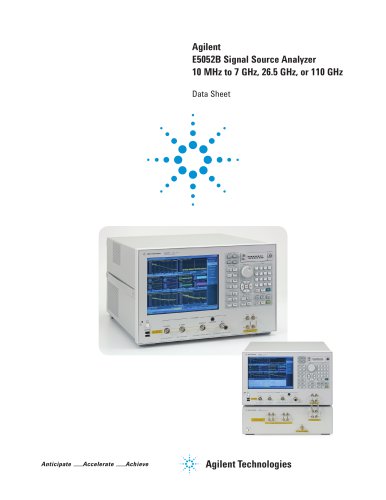 E5052B Signal Source Analyzer