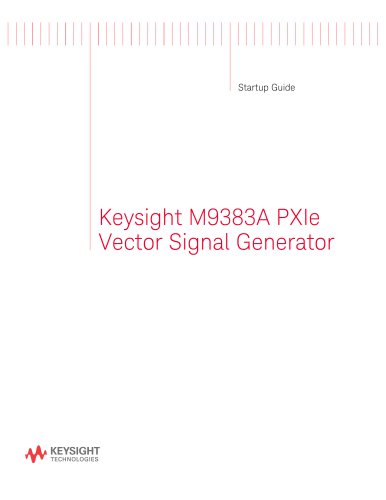 Keysight M9383A PXIe Vector Signal Generator