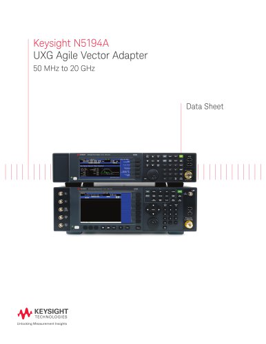 Keysight N5194A UXG Agile Vector Adapter 50 MHz to 20 GHz