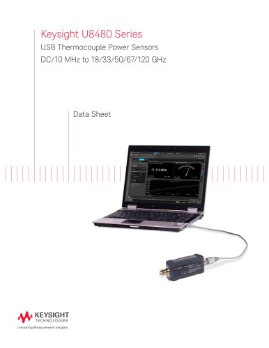 Keysight U8480 Series USB Thermocouple Power Sensors DC/10 MHz to 18/33/50/67/120 GHz