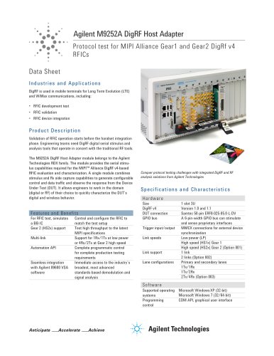 M9252A DigRF Host Adapter