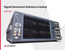 Signal Generation Solutions Catalog