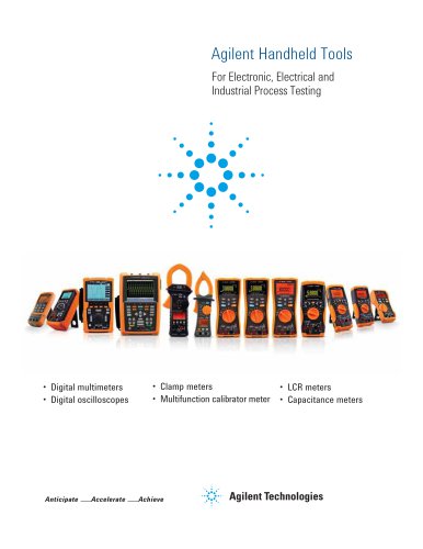 U1600 Series Handheld Oscilloscopes