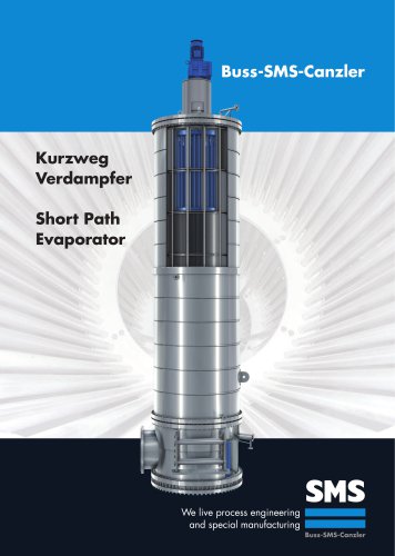 Buss-SMS-Canzler Short Path Evaporator