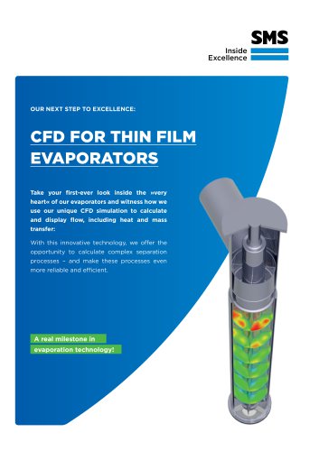 CFD FOR THIN FILM EVAPORATORS