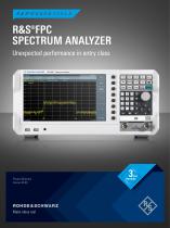 R&S®FPC Spectrum analyzer