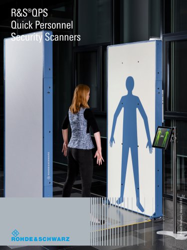 R&S®QPS quick personnel security scanner