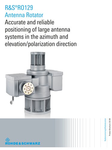 R&S®RO129 Antenna Rotator