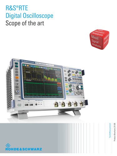 R&S®RTE Digital Oscilloscope